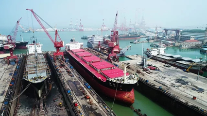 山東榮成石島 服務貿易提速，國際船舶管理業務蓬勃發展